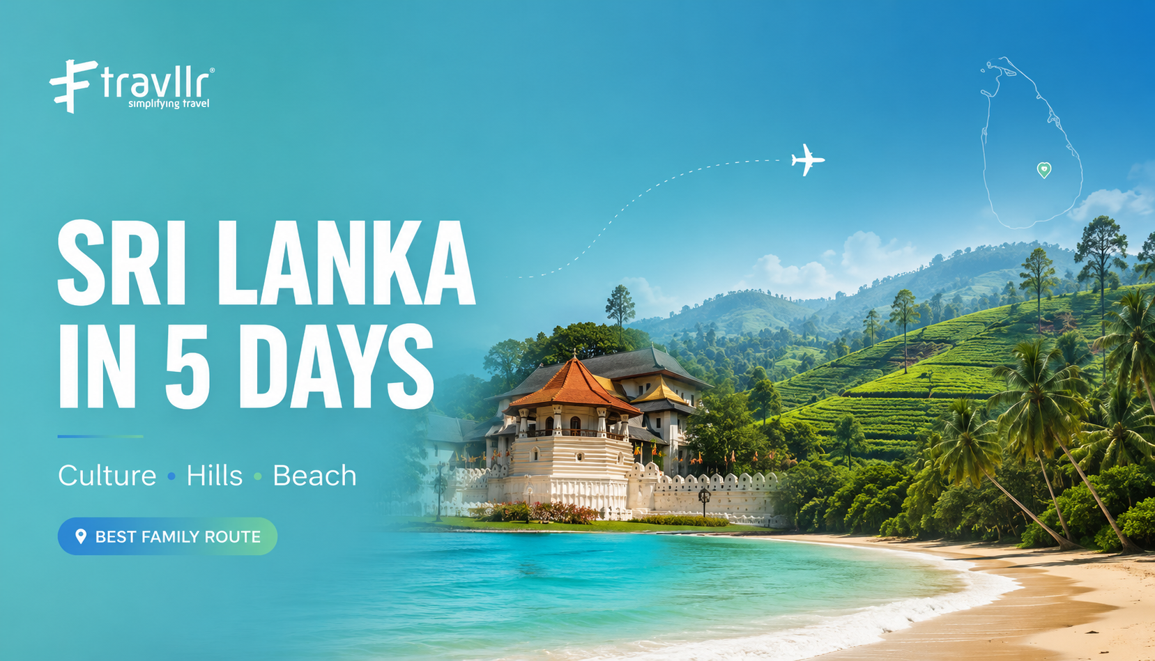 Sri Lanka Itinerary for 5 Days from India: Culture, Beaches, Wildlife and Family Travel