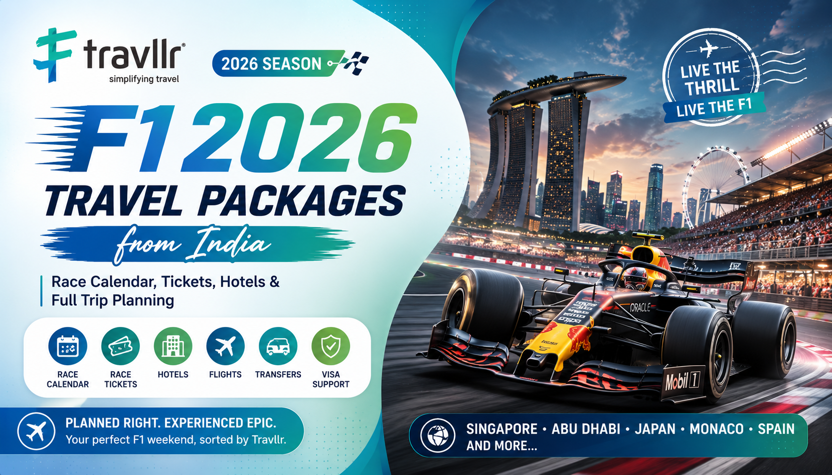 F1 2026 Travel Packages from India: Race Calendar, Tickets, Hotels and Full Trip Planning